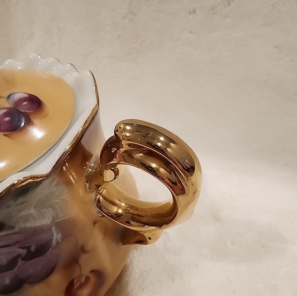 Sugar Dish and Cream Pitcher Lancaster Hanley England vintage - Picture 12 of 15